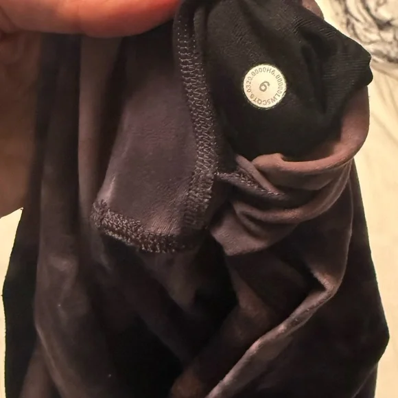 Lululemon Align Pant 25" *Diamond Dye Graphite Grey Pink Pastel size 6 - Picture 5 of 9